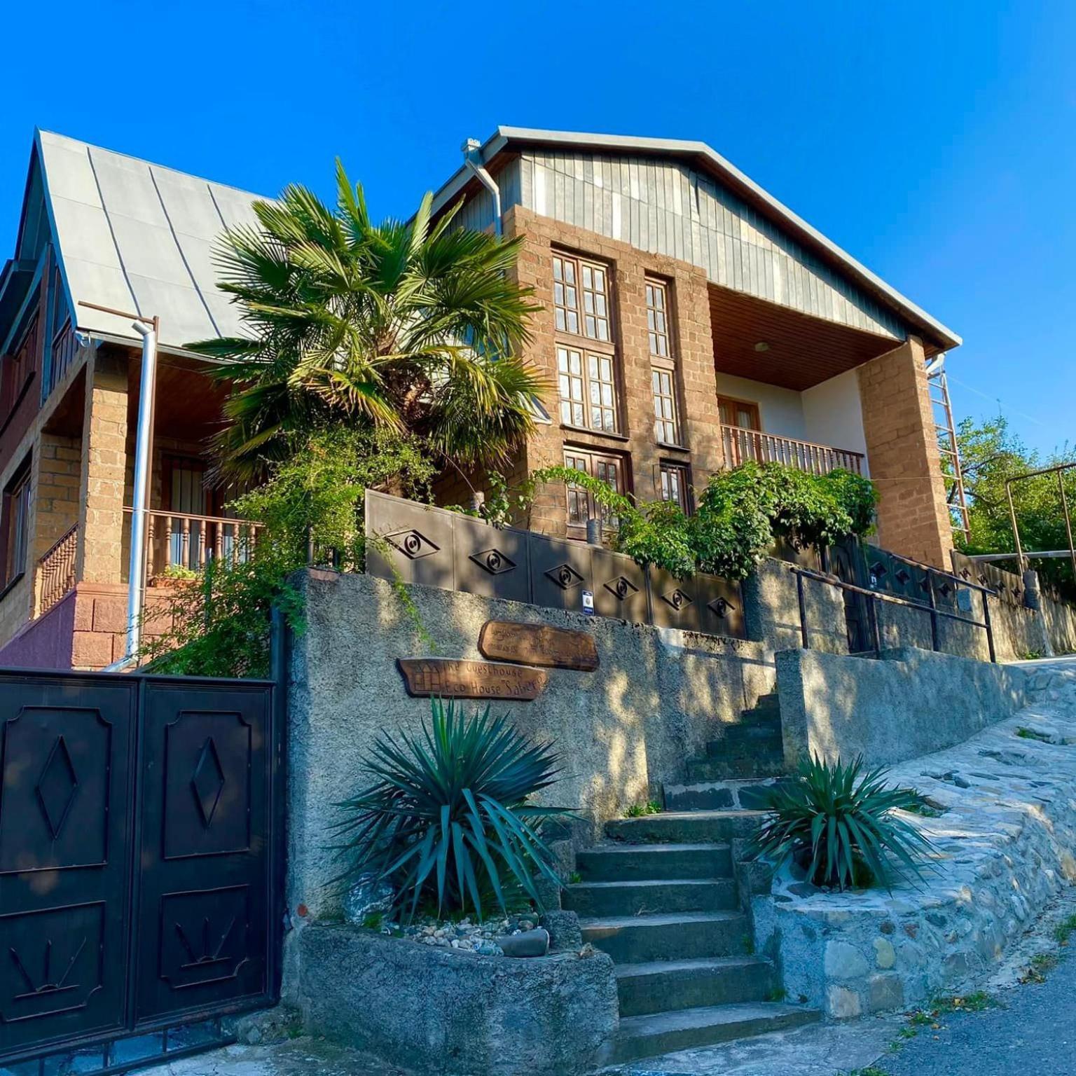 Отель Гостевой дом Eco House Sabero Akhmeta Экстерьер фото